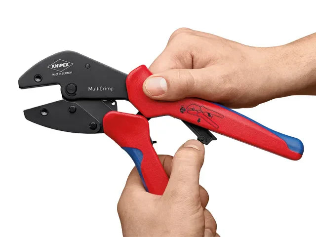 Knipex Multicrimp Pliers Set with 5 Quick Change Cartridges for Crimping