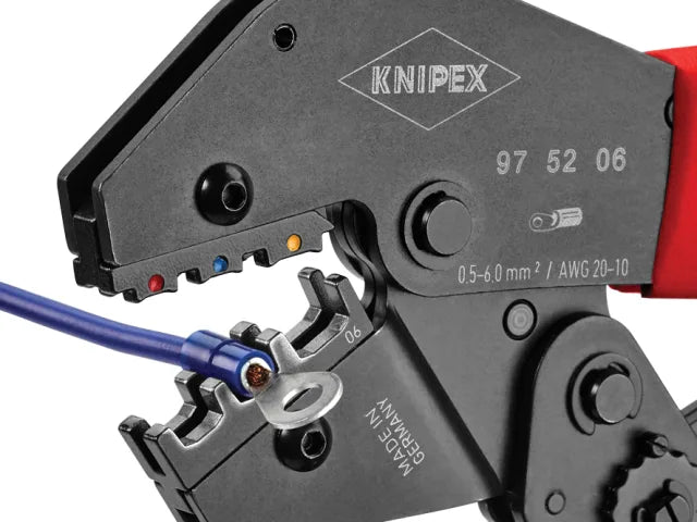 Knipex Crimping Pliers 250mm for Insulated Terminals & Plug Connectors
