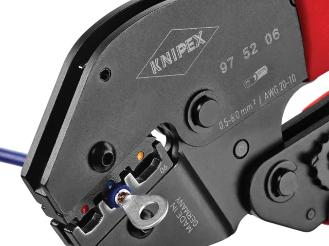 Knipex Crimping Pliers 250mm for Insulated Terminals & Plug Connectors