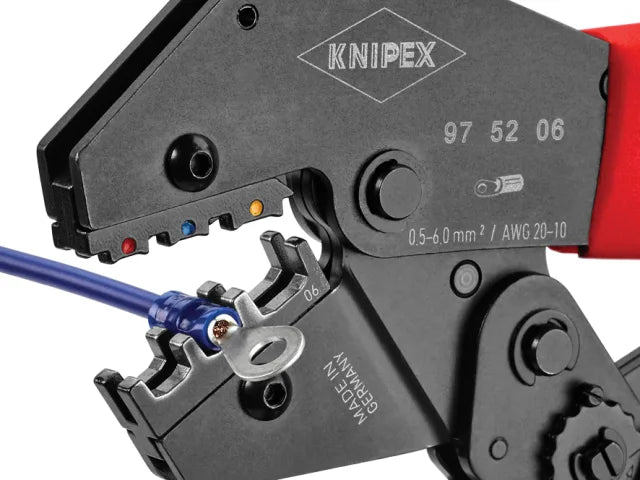 Knipex Crimping Pliers 250mm for Insulated Terminals & Plug Connectors