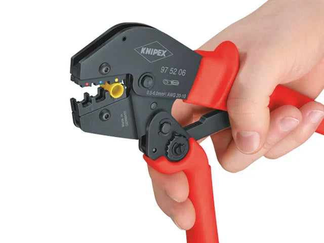 Knipex Crimping Pliers 250mm for Insulated Terminals & Plug Connectors