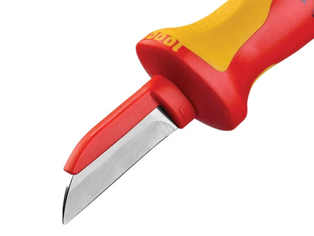 Knipex 98 54 VDE Cable Knife Insulated Blade Ergonomic Handle 50mm Blade Length