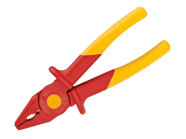Knipex 180mm Flat Nose Insulated Pliers for Live Parts AC 1000V DC 1500V