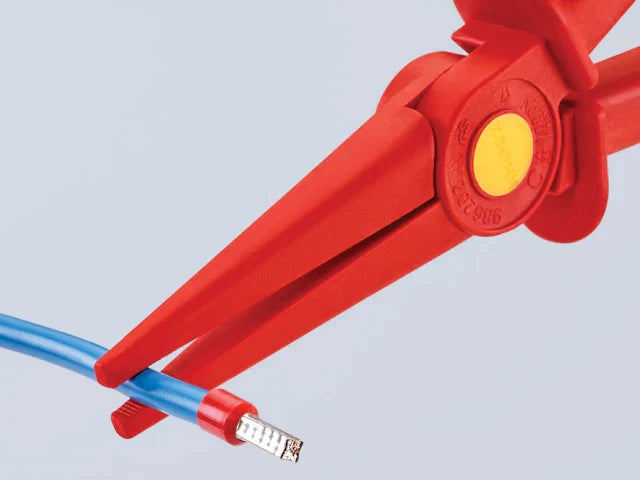 Knipex 220mm Long Nose Insulated Pliers Fibreglass Spark-Free 1000V