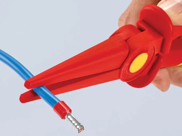 Knipex 220mm Long Nose Insulated Pliers Fibreglass Spark-Free 1000V