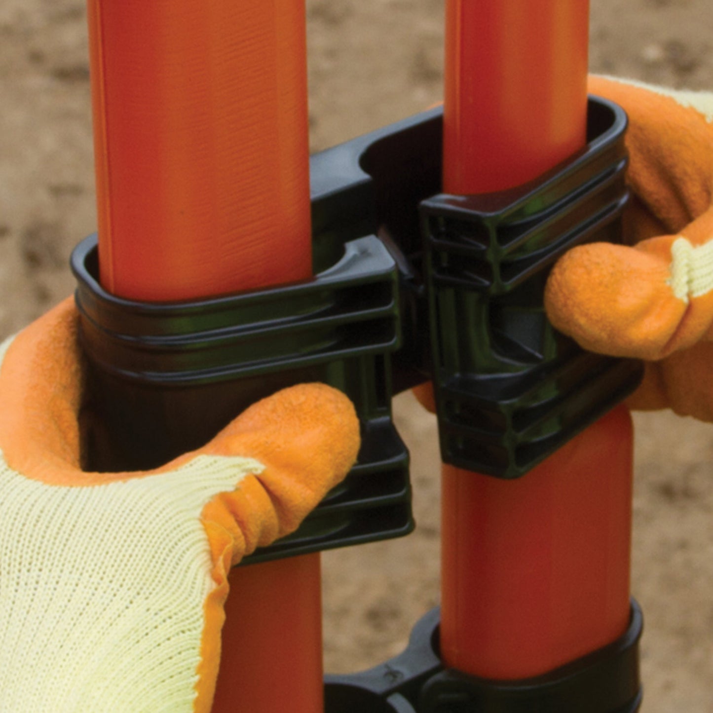 JSP Flexi-Clip Connector Clips for Titan Frontier Barriers Pack of 10