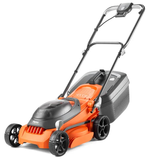 Flymo 36V EasiStore 340R Battery Lawn Mower 34cm with Rear Roller & Storage