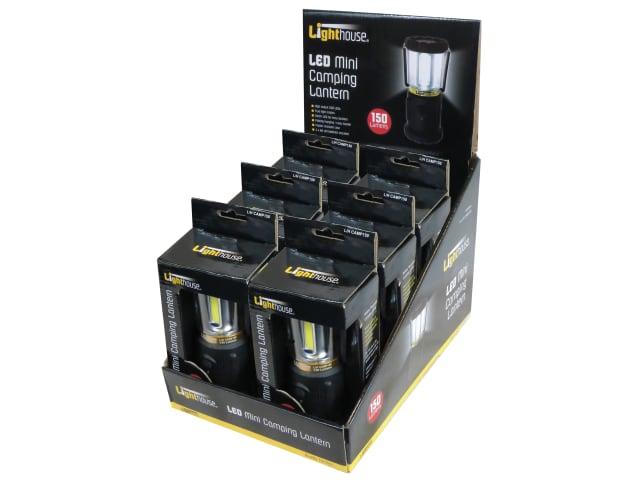 Lighthouse LED Mini Camping Lantern 150 Lumens Portable Light 2Modes Green Flash