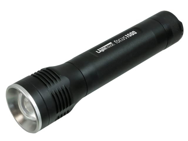 Lighthouse Elite Focus1500 LED Torch 1500 Lumens Waterproof 10 Hour Runtime