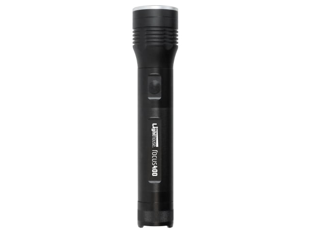 Lighthouse Elite Focus400 LED Torch 400 Lumens Waterproof 3 Modes 100m Beam