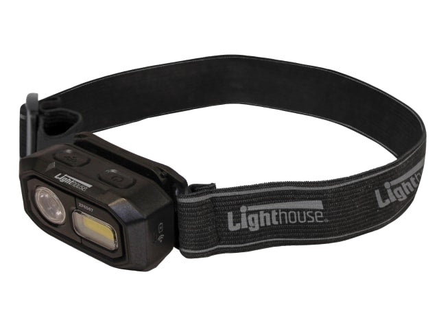 Lighthouse Elite Rechargeable LED Headlight 480 Lumens + Sensor & Magnetic Base