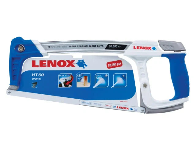 LENOX HT50 Hacksaw 300mm I-Beam Construction Rubber Handles 24 TPI Blade