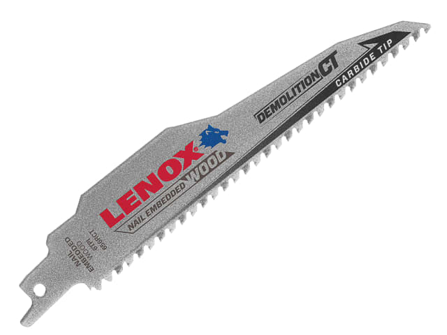 LENOX Demolition CT Reciprocating Saw Blade 150mm 6 TPI Carbide Tipped