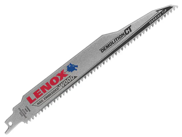 LENOX Demolition CT Reciprocating Saw Blade 230mm 6 TPI Carbide Tipped