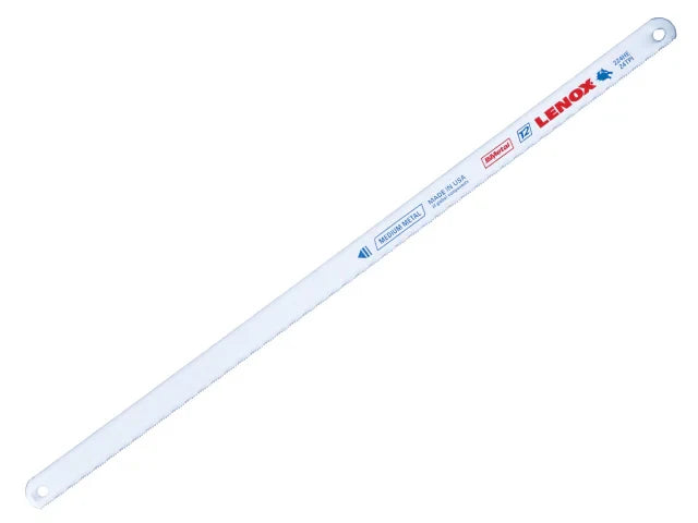 LENOX Bi-Metal Hacksaw Blades 300mm 24 TPI Pack of 10 Long Life Flexibility