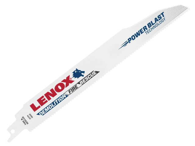 LENOX Demolition Reciprocating Saw Blades 225mm 10 TPI Pack of 2