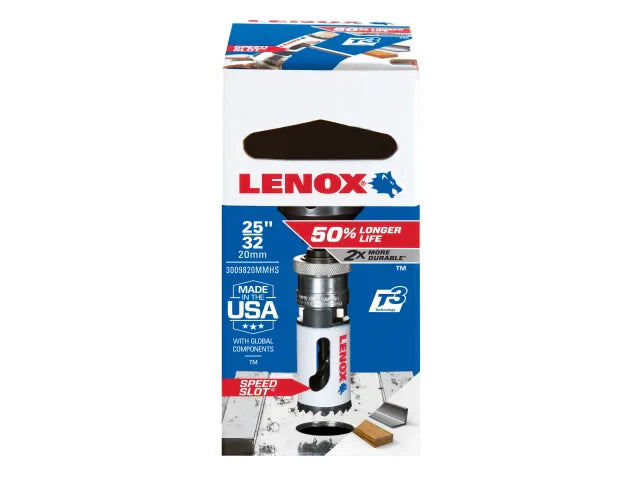 LENOX Bi-Metal Holesaw 20mm Durable Tooth Design for Wood and Metal Cutting