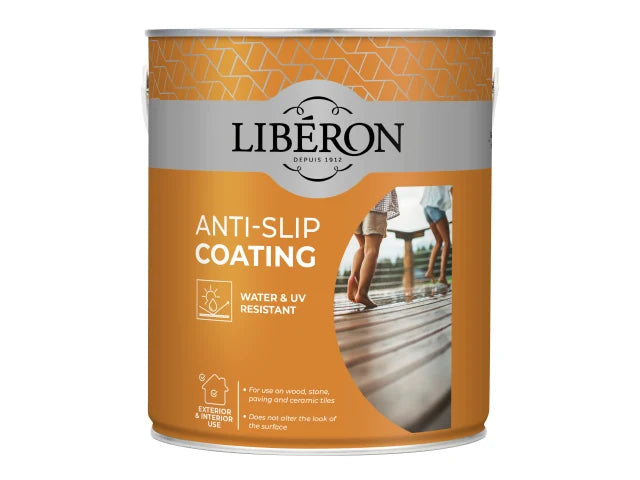 Liberon Anti Slip Coating Clear 1 Litre Non-Slip Flooring Solution