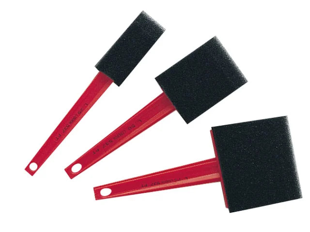 Liberon Foam Applicators Pack of 3 for Water Based Dyes and Varnishes
