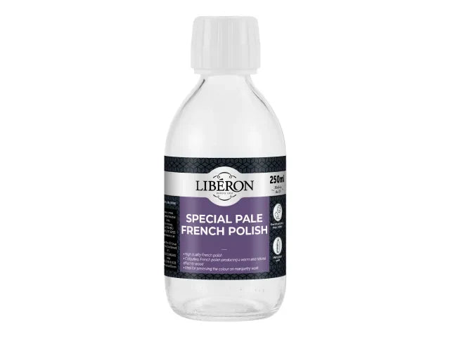 Liberon Special Pale French Polish 250ml for Lighter Woods Natural Finish