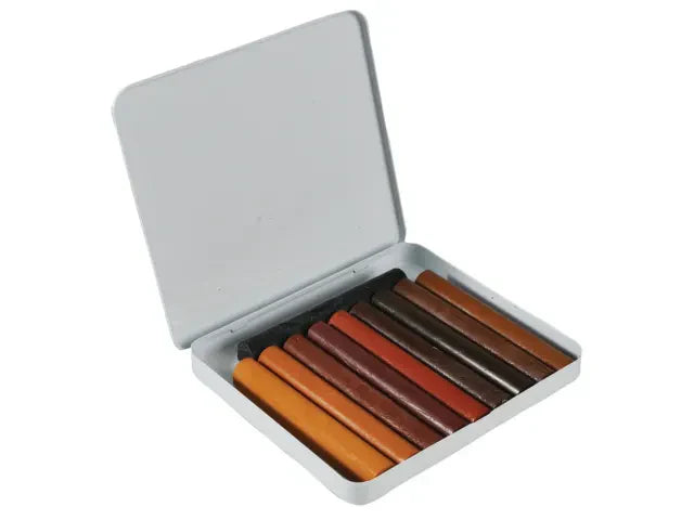 Liberon Retouch Crayons Assorted Pack of 10 for Wood Scratch Repair