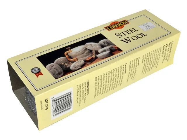 Liberon Steel Wool Grade 00 250g Crumble Resistant for Wood and Metal Finishes