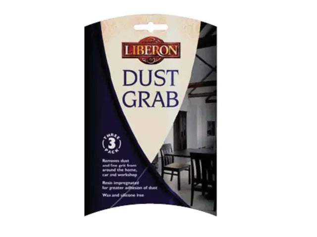 Liberon Tack Cloth Pack of 3 for Dust Removal Ideal for Home Car Workshop
