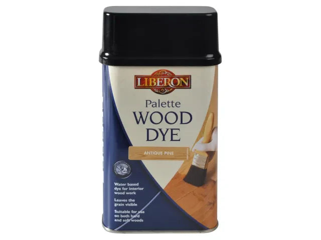Liberon Palette Wood Dye Antique Pine 500ml Water-Based Interior Wood Stain