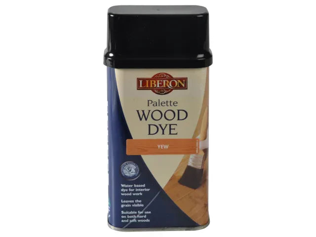 Liberon Palette Wood Dye Yew 250ml Water-Based Interior Dye for Woodwork