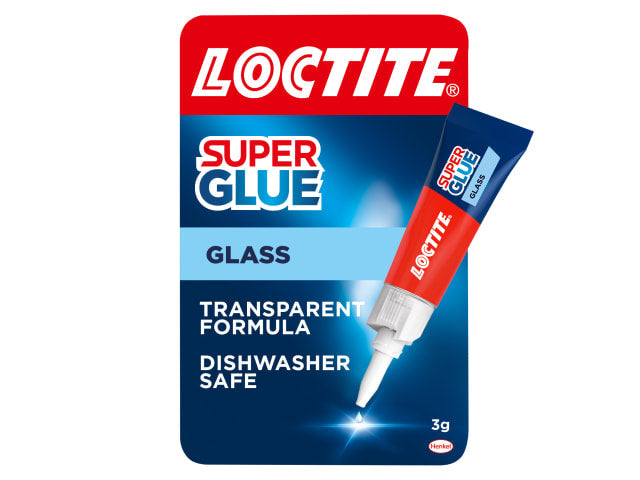 Loctite Super Glue for Glass 3g Instant Bond Waterproof Anti-Clog Cap