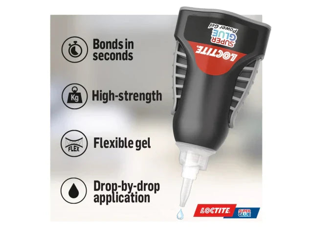 Loctite Super Glue Power Gel Control 4g Non-Drip Precision Adhesive