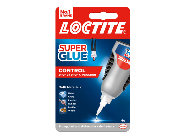 Loctite Super Glue Liquid Control 4g Squeeze Bottle Strong Flexible Bonding