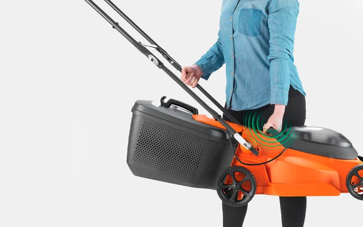 Flymo 36V EasiStore 380R Cordless Lawn Mower Quick-Adjust Cutting Heights