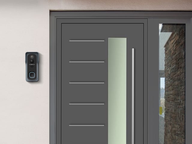 Link2Home Weatherproof Smart Doorbell IP54 HD Camera 2-Way Audio Night Vision