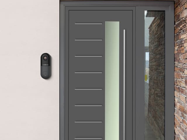 Link2Home Weatherproof Smart Wired Doorbell HD 1080p Night Vision 2-Way Audio