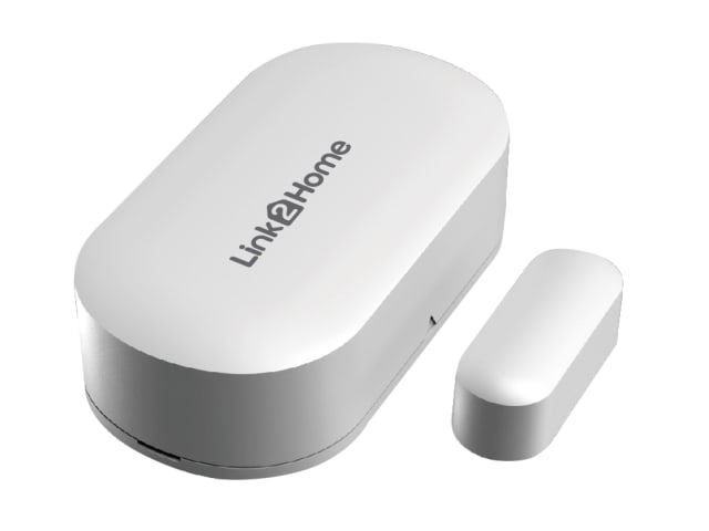 Link2Home Smart Alarm Door/Window Sensor Zigbee 80m Range Battery Powered