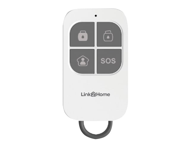 Link2Home Smart Alarm Remote Zigbee 80m Range Battery Powered Hub Required