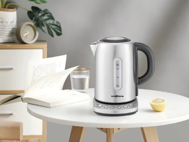 Link2Home 1.7L Stainless Steel Smart Kettle 3000W with Temperature Control