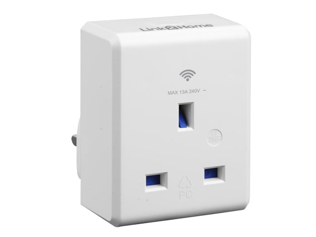 Link2Home Wi-Fi Smart Plug Socket 13A Compatible with Alexa & Google Assistant