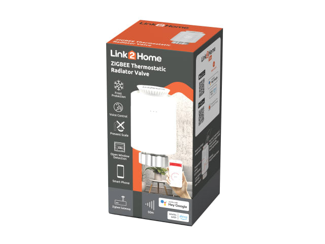 Link2Home Zigbee Thermostatic Radiator Valve Smart Heating Control Energy Saver
