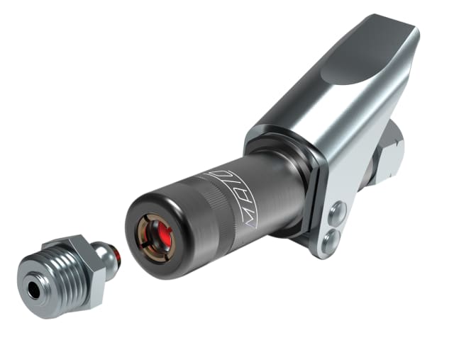 Lumatic Safe-Lock H.D. Mato Grease Coupler 32mm Standard Reach Tool Steel Jaws