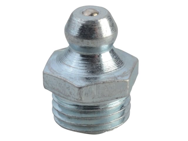 Lumatic HMM10/100 Hydraulic Grease Nipple 10mm Straight Steel DIN 71412