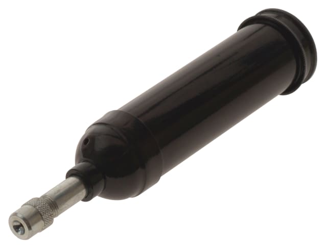 Lumatic 60cc Telescopic Hand Grease Gun Metal Body Push On Connector
