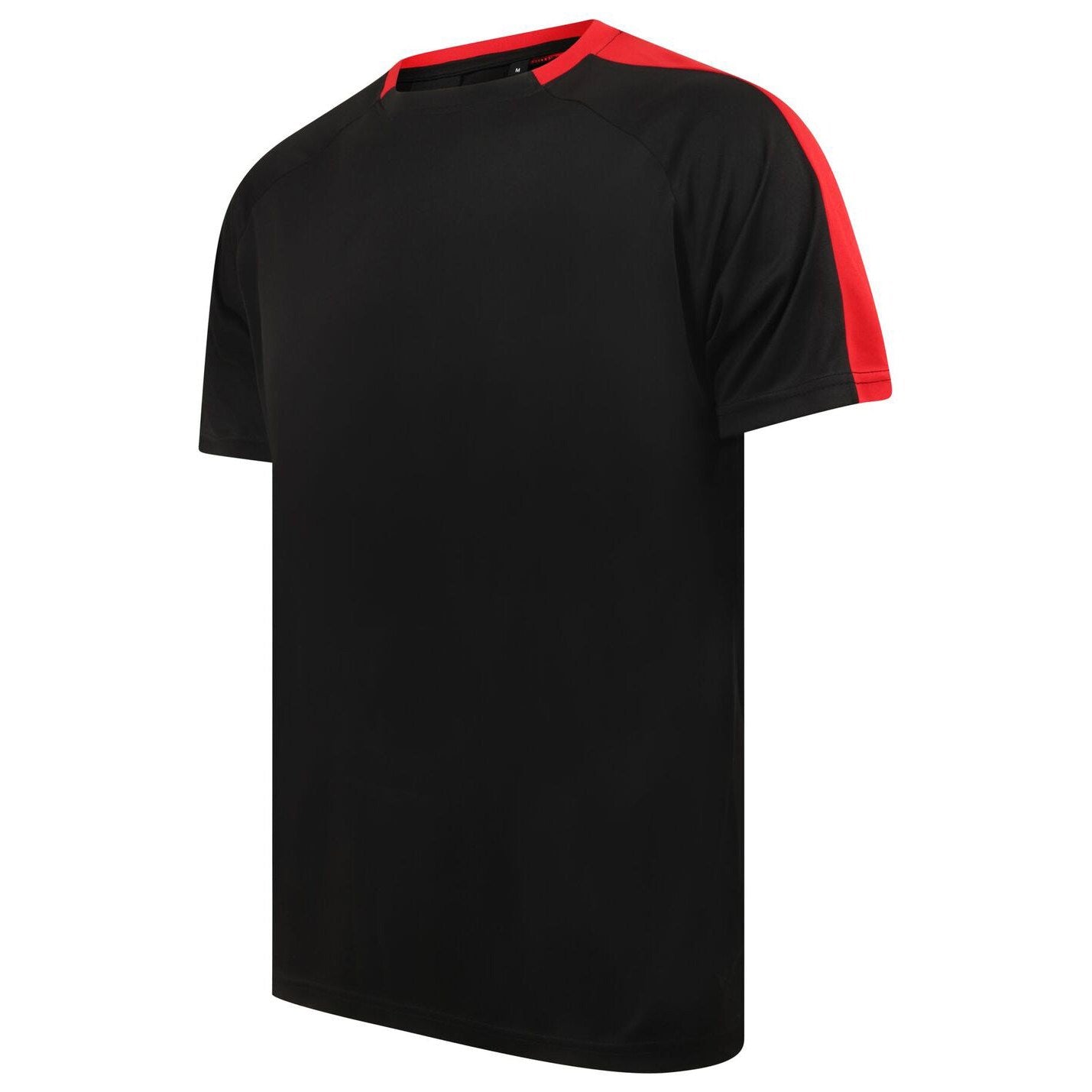 Finden & Hales Unisex Team T-Shirt Sports Fit Moisture Wicking Contrast Panels