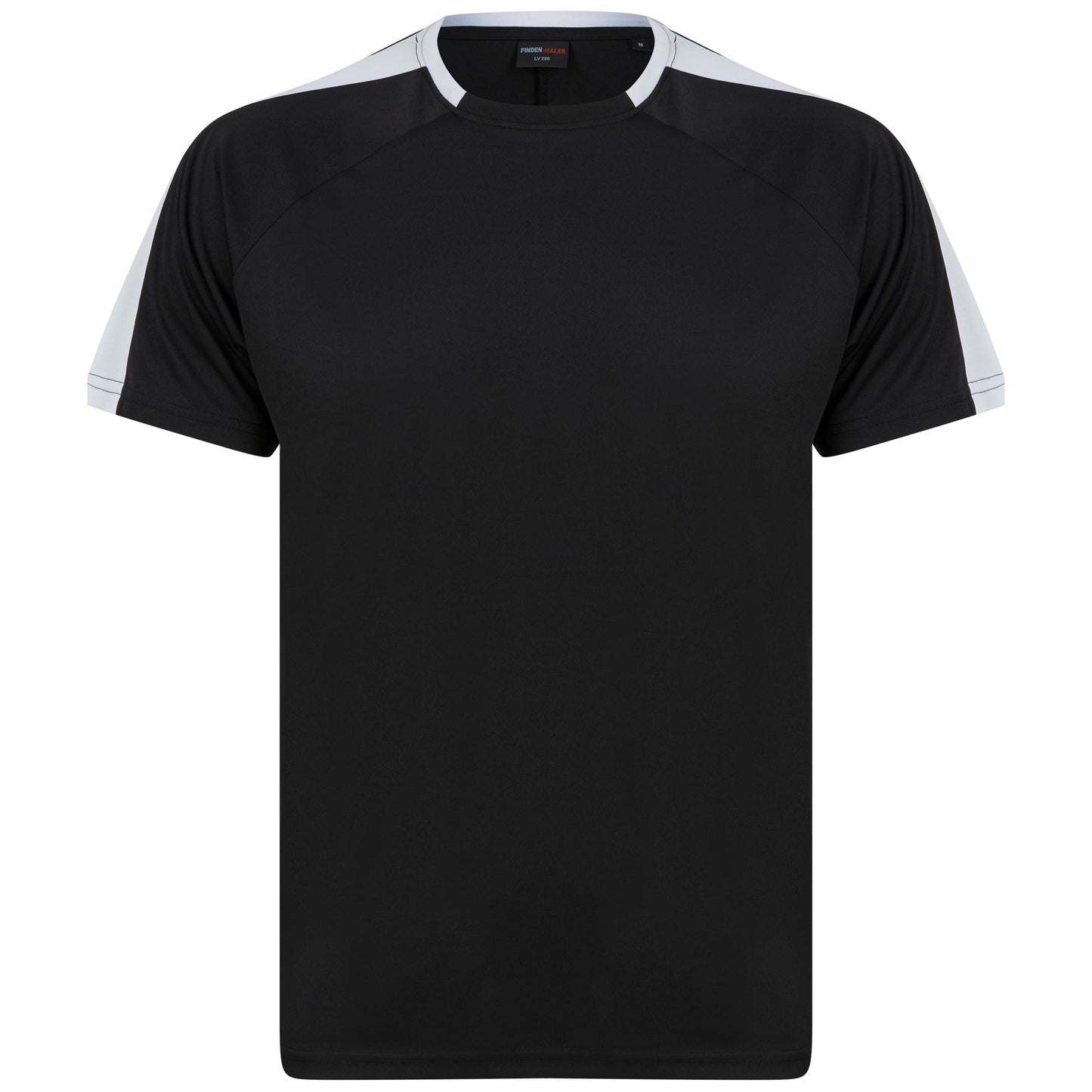 Finden & Hales Unisex Team T-Shirt Sports Fit Moisture Wicking Contrast Panels