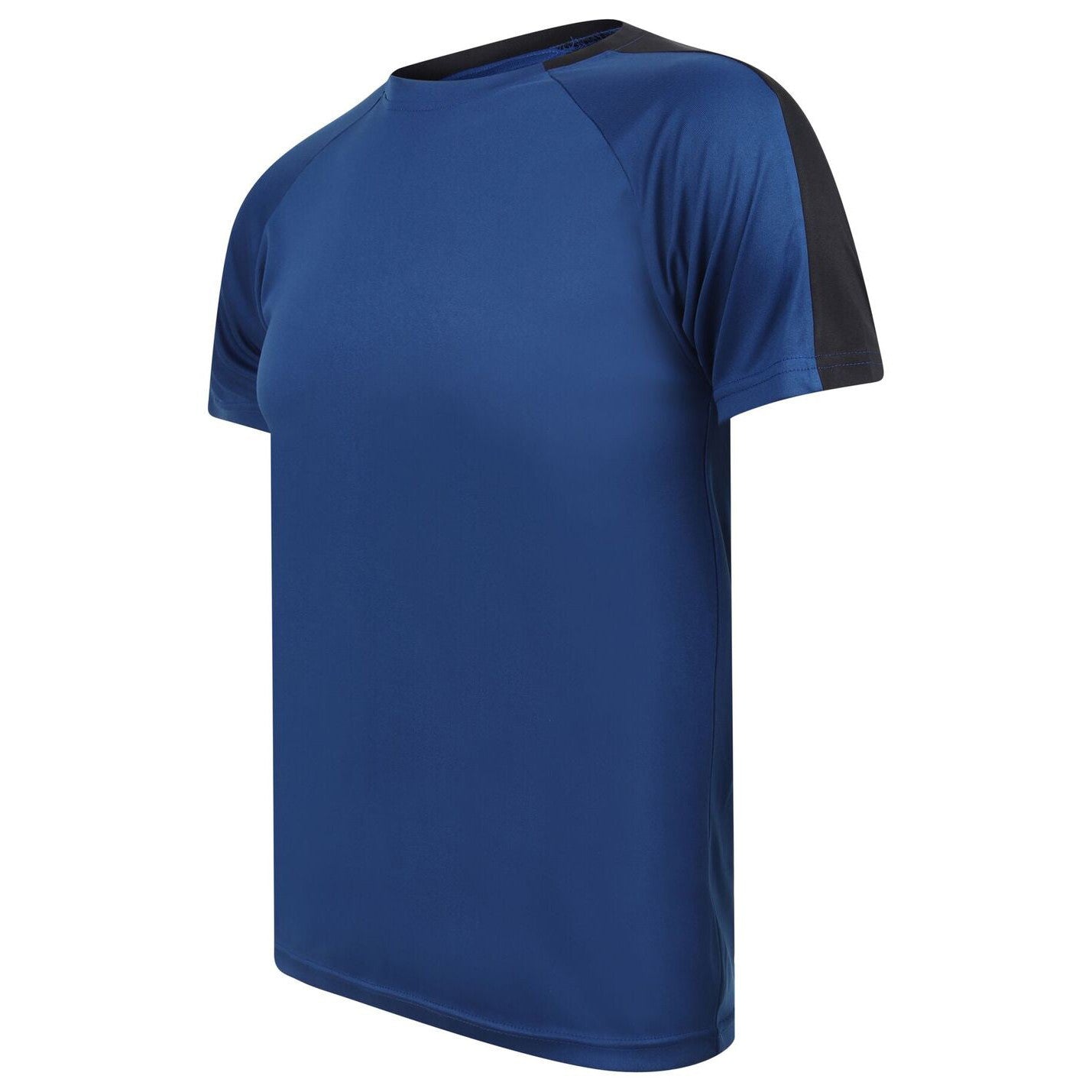 Finden & Hales Unisex Team T-Shirt Sports Fit Moisture Wicking Contrast Panels