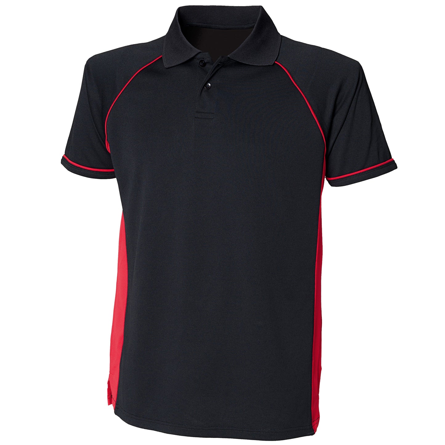 Finden & Hales CoolPlus Performance Polo Shirt with Contrast Panels and Piping