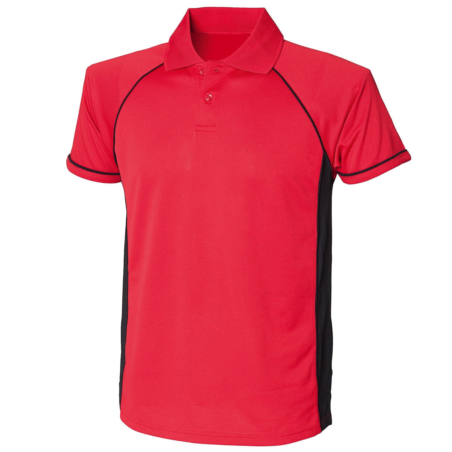Finden & Hales CoolPlus Performance Polo Shirt with Contrast Panels and Piping