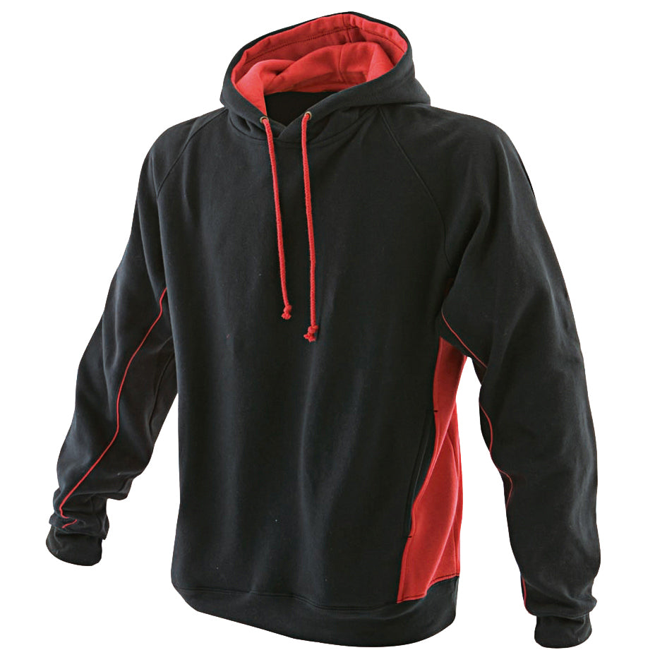 Finden & Hales Contrast Pullover Hoodie with Kangaroo Pocket, Sizes S-3XL
