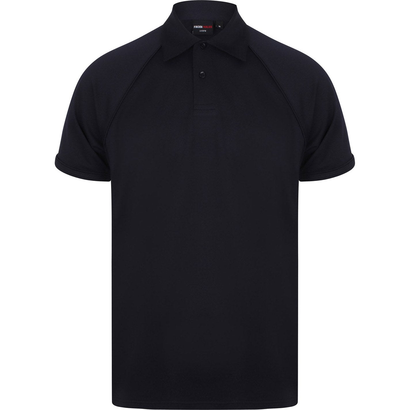Finden & Hales Piped Performance Polo Navy CoolPlus Fabric Sports Fit S-3XL